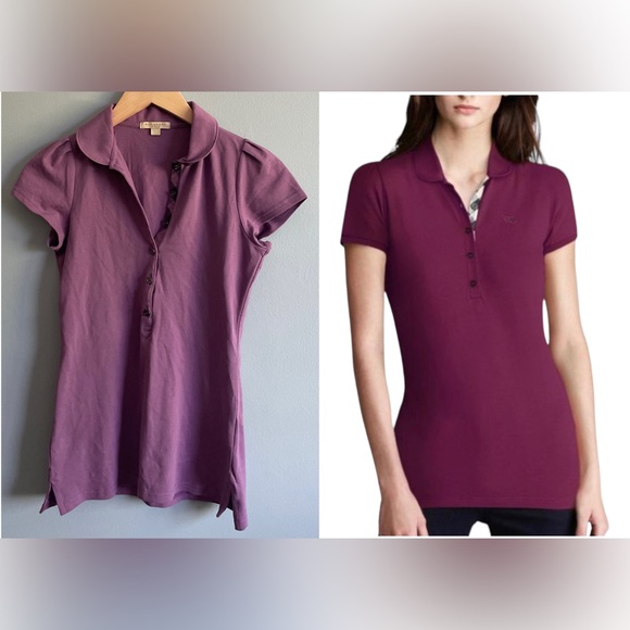 BURBERRY brit novacheck collared polo - Picture 2 of 9